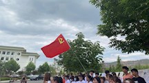 "党旗引领成长，红色点亮青春”  医学系党支部建党99周年主题活动
